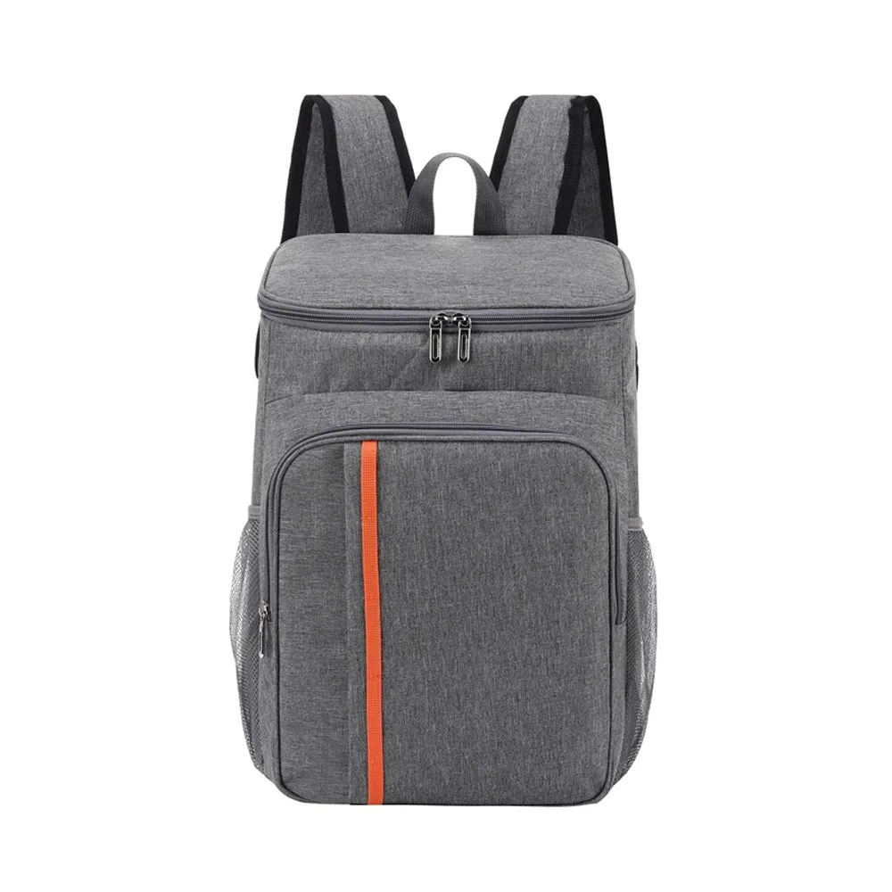 18L Large Capacity Leak Proof Lunch Backpack Thermal and Warm Insulated Bag Outdoor Food and Beverage Storage Shoulder Bag