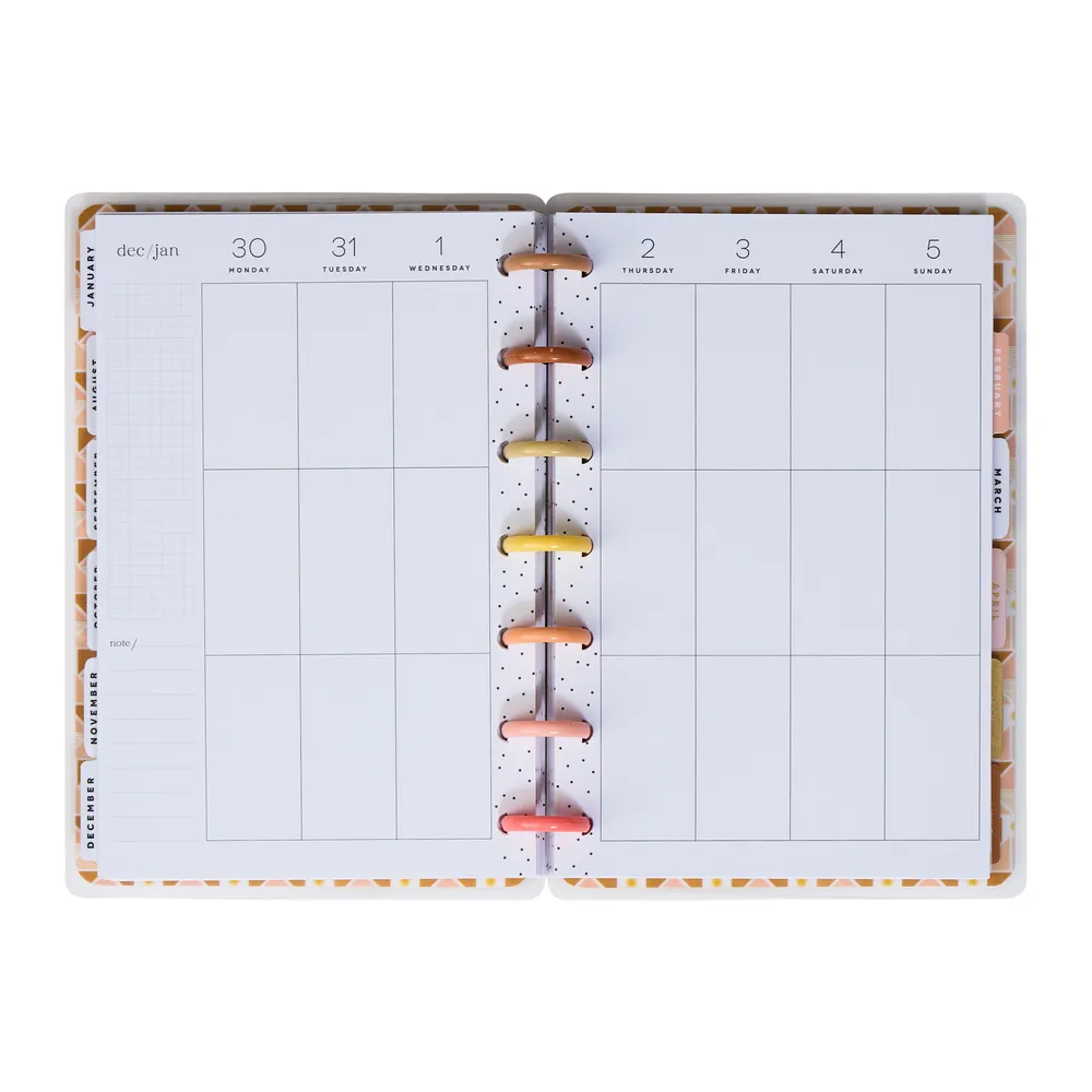 2024 Golden Hour Happy Planner - Mini Vertical Layout - 12 Months