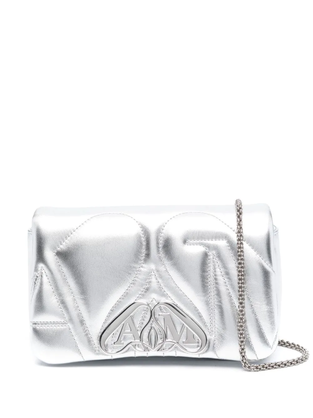 ALEXANDER MCQUEEN 24SS Women's Trendy Shoulder Bag - Light Silver