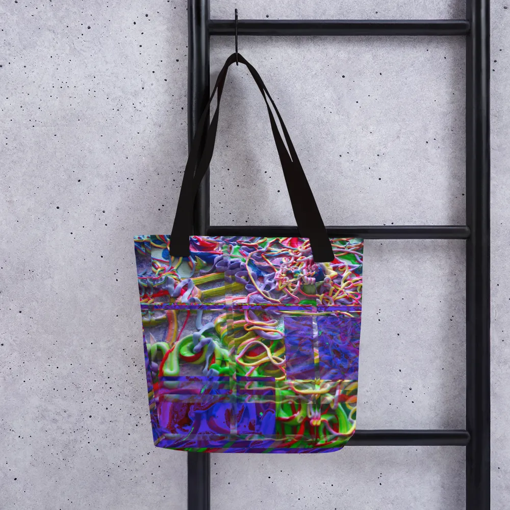 Alien Puke; Satellite Image Tote bag