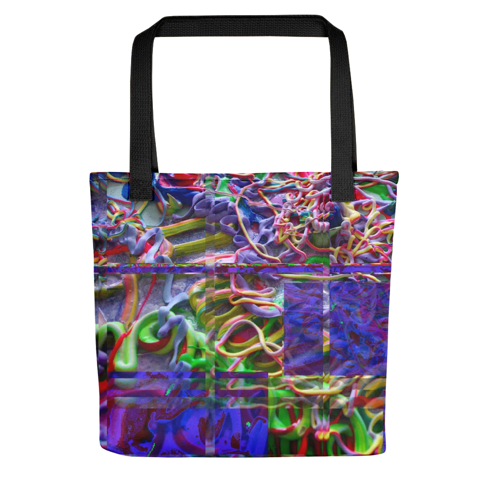 Alien Puke; Satellite Image Tote bag