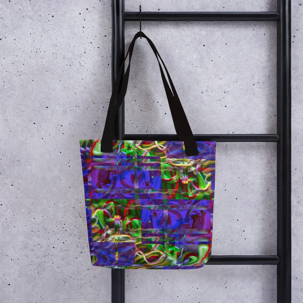 Alien Puke; Satellite Image Tote bag