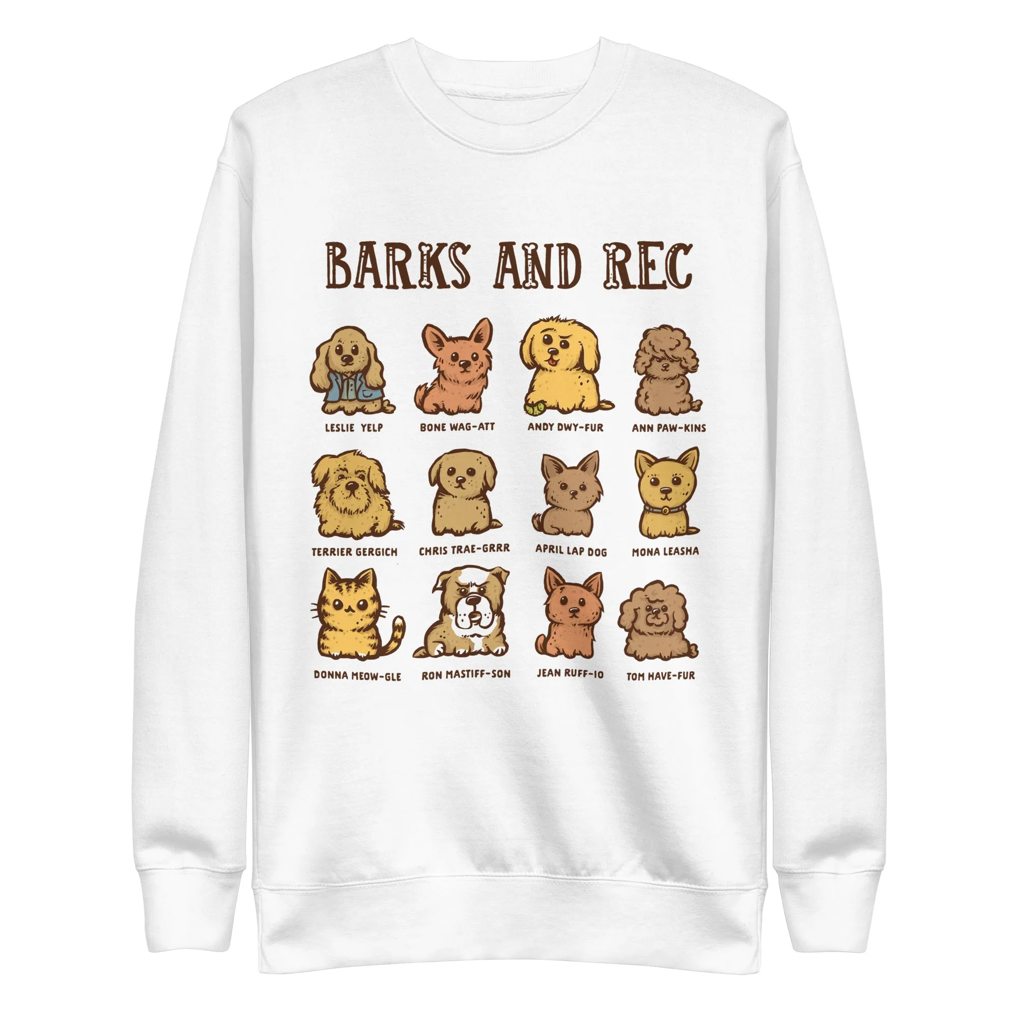 Barks and Rec - Unisex Premium Sweatshirt