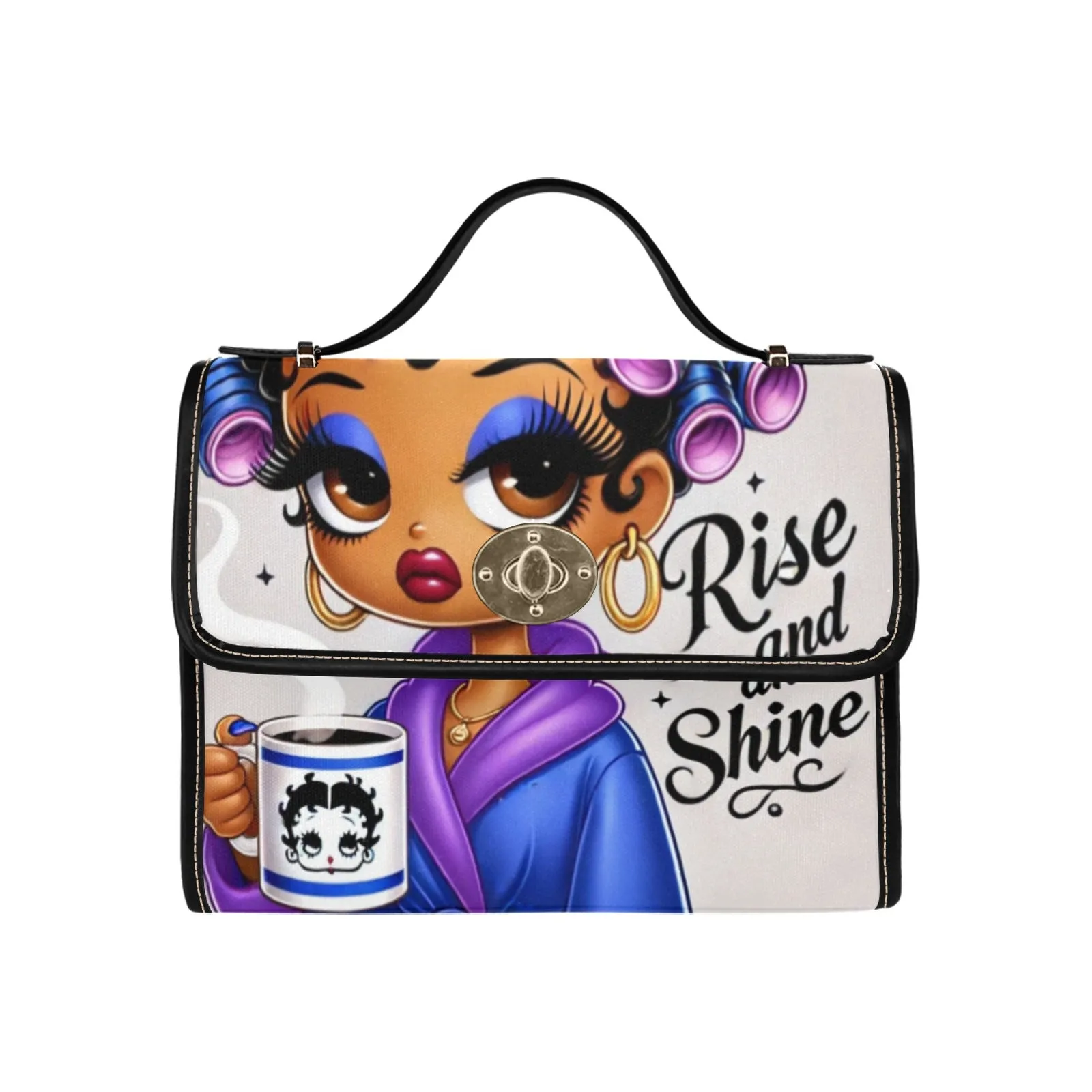 Betty Boop Rise and Shine Canvas Handbag