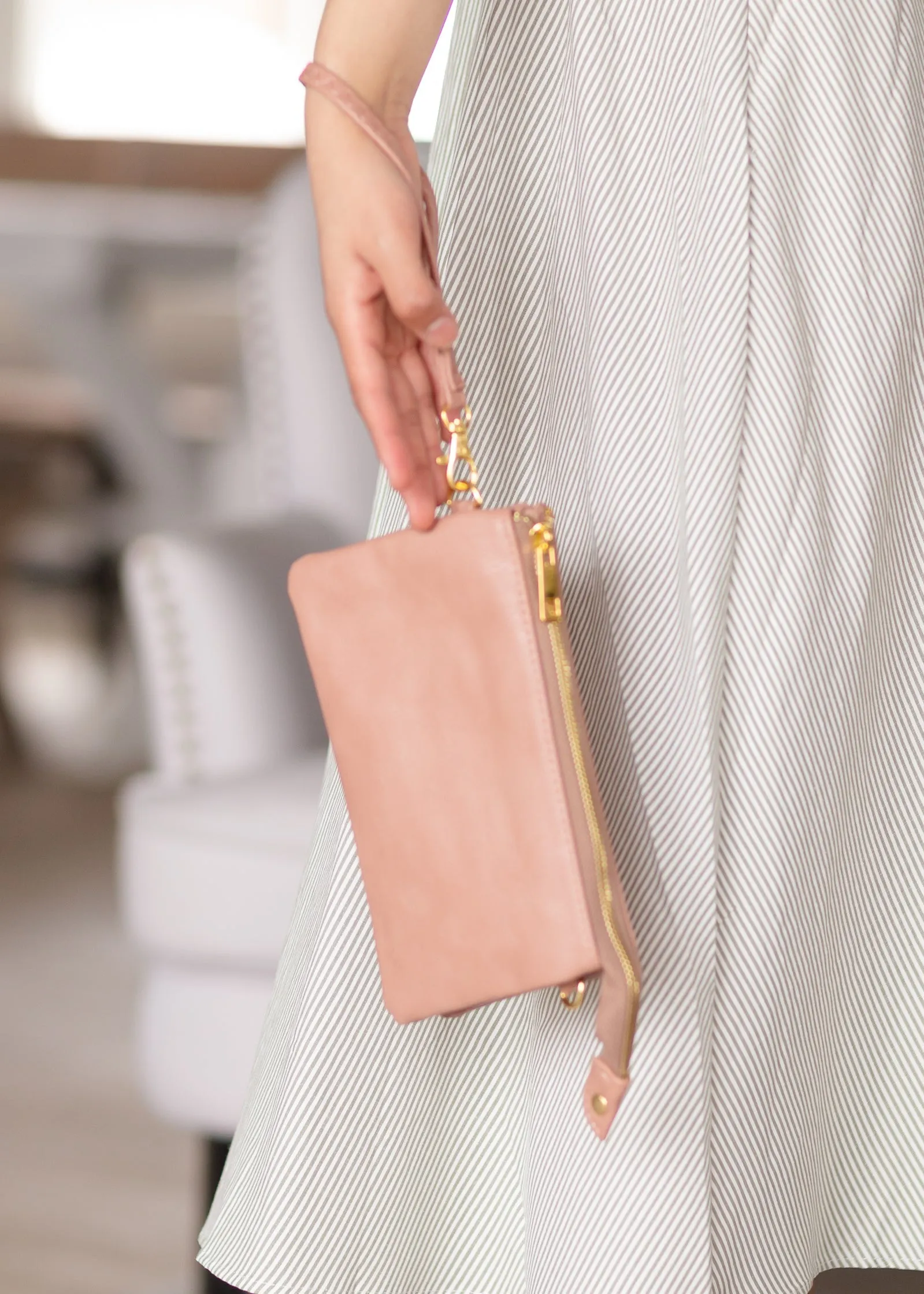 Blush Clutch   Crossbody Bag - FINAL SALE