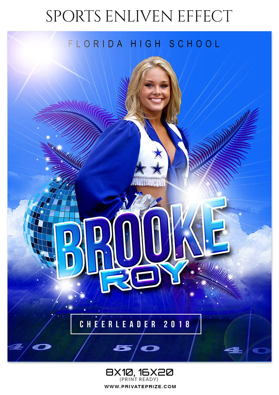 BROOKE ROY CHEERLEADER - SPORTS ENLIVEN EFFECT