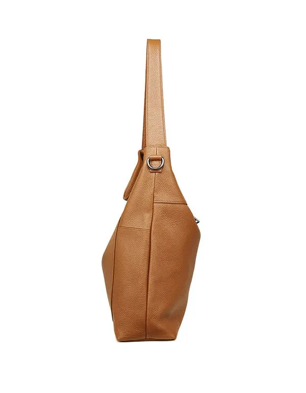 Capacity Large Leather Shoulder Bag