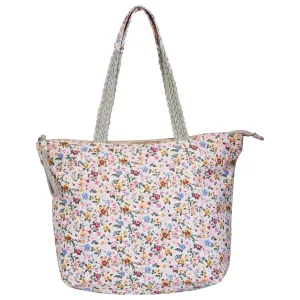 Charming Flower Printed Small Canvas Bag