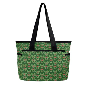 Christmas Wreaths Large Capacity Insulated Tote Bag