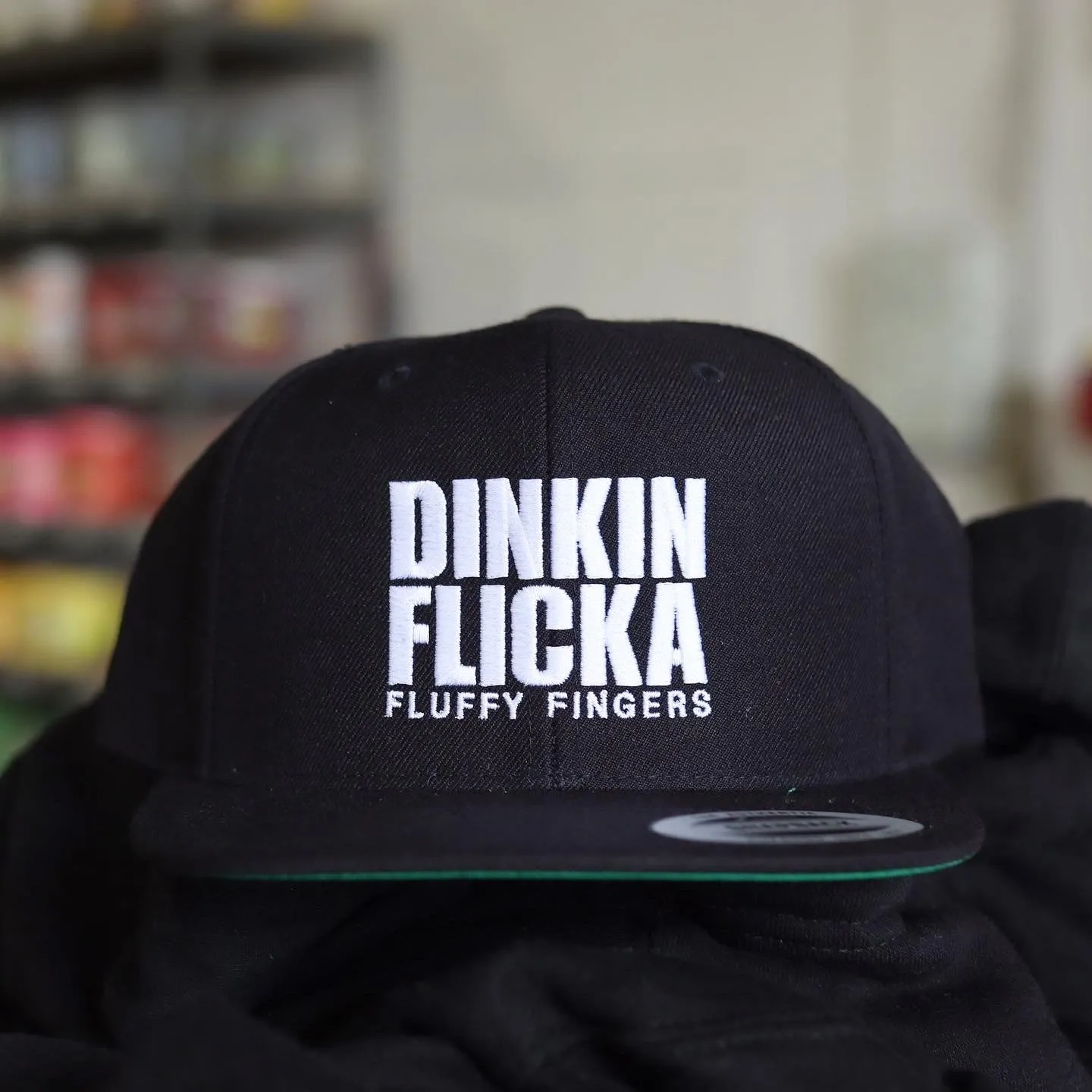 Dinkin Flicka Cap - Premium Snapback Hat Black