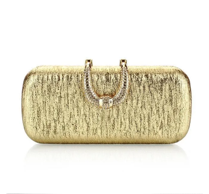 Fashion Gold Diamonds Evening Bag