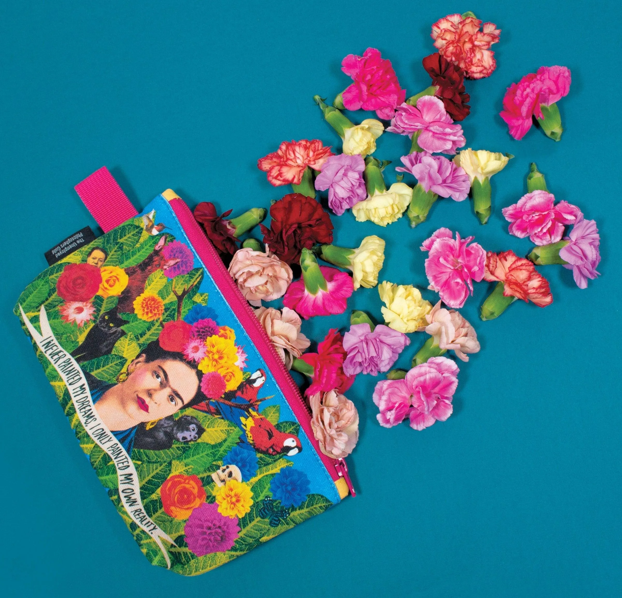 Frida Kahlo Art Zipper Bag