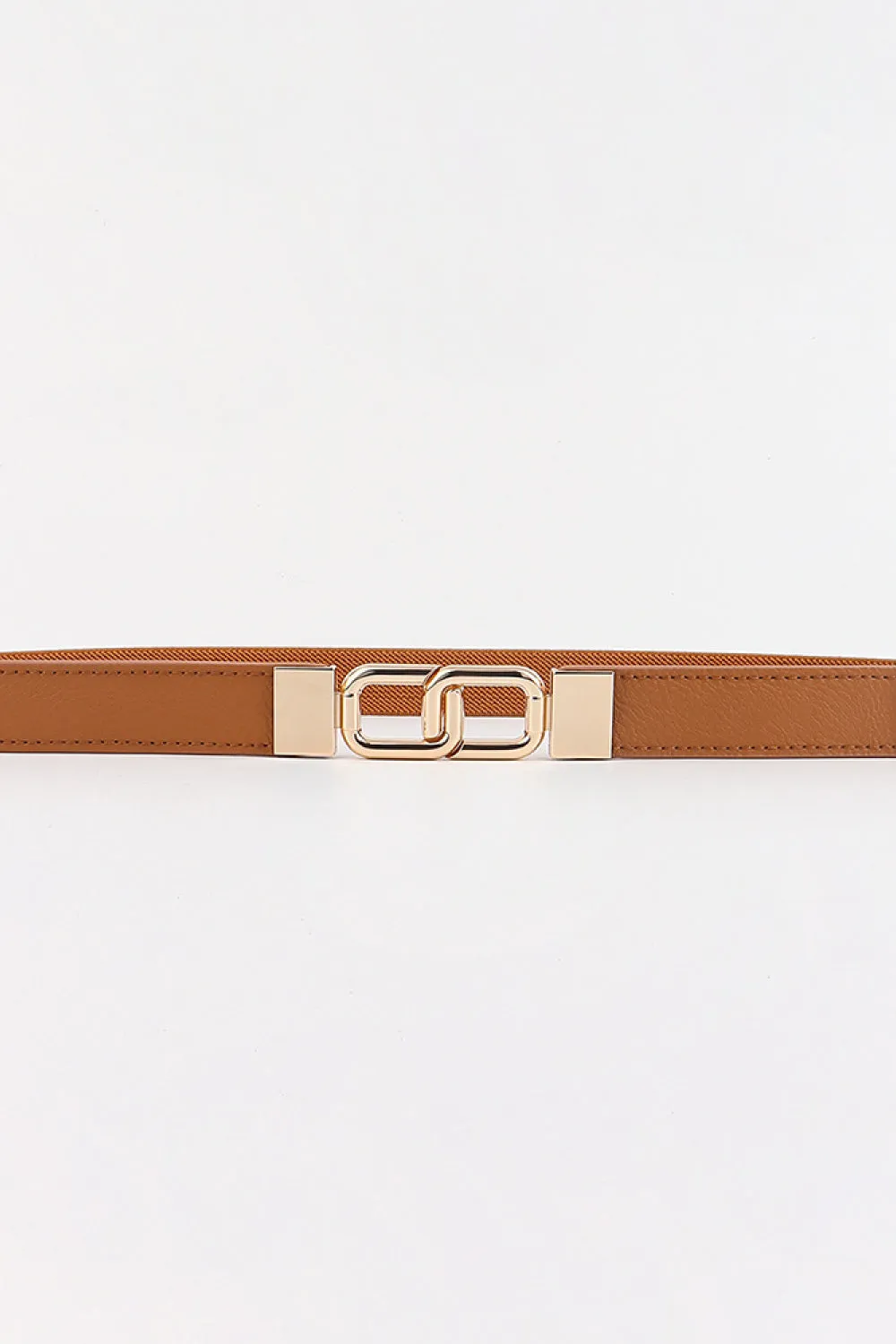 Geometric Double Buckle Elastic Belt