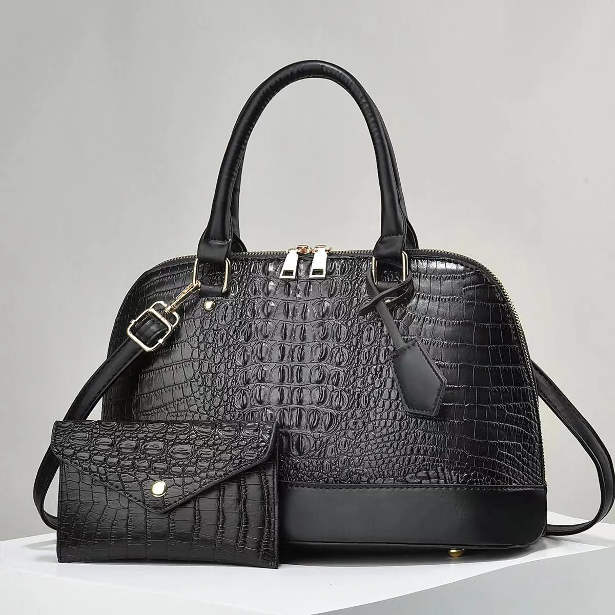 H1784 - Stylish Luxury 2pc Handbag Set