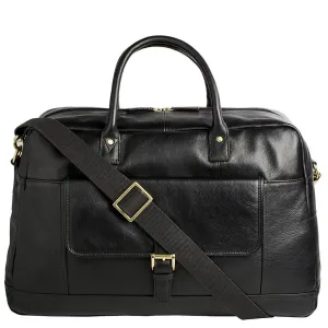 Hunter Cabin Sized Duffel in Classic Leather in Black