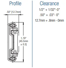 Knape & Vogt KV GS4270 12" Soft-Close Drawer Slide GS4270 12