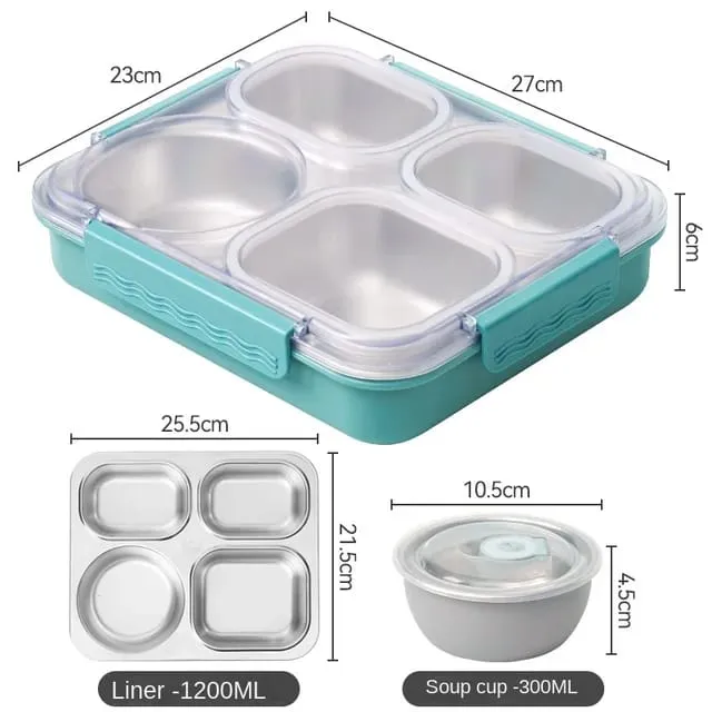 Mega Munch Large Capacity Bento Lunch Box