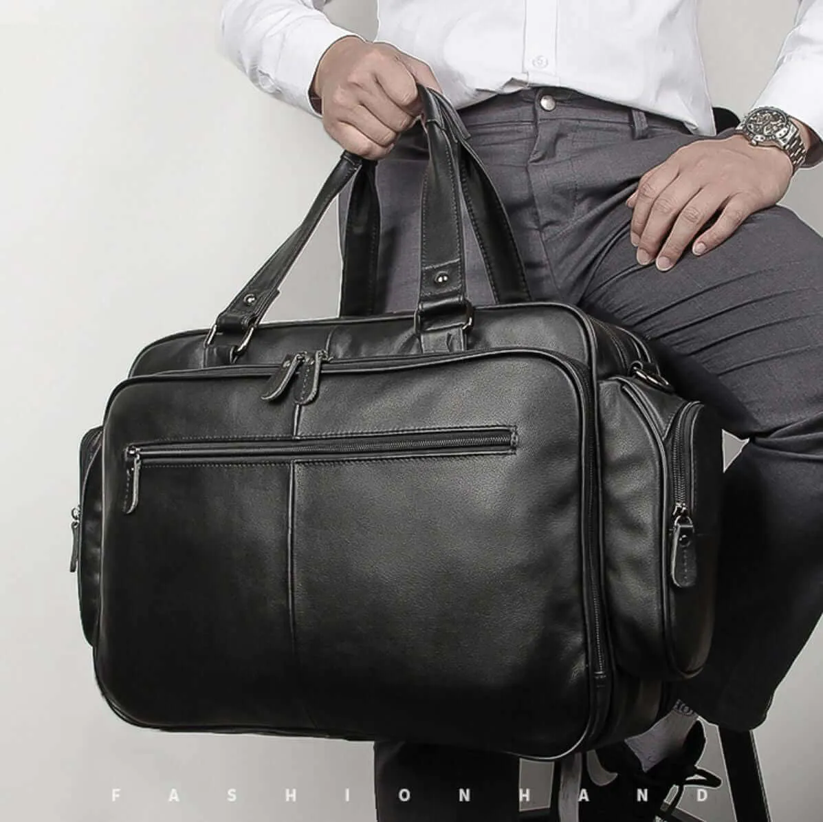 Men's Leather Laptop Bag – Stylish & Functional for Work & Travel