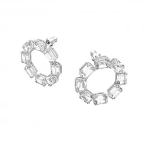 Millenia Hoop Circle Crystal Earrings 5618629