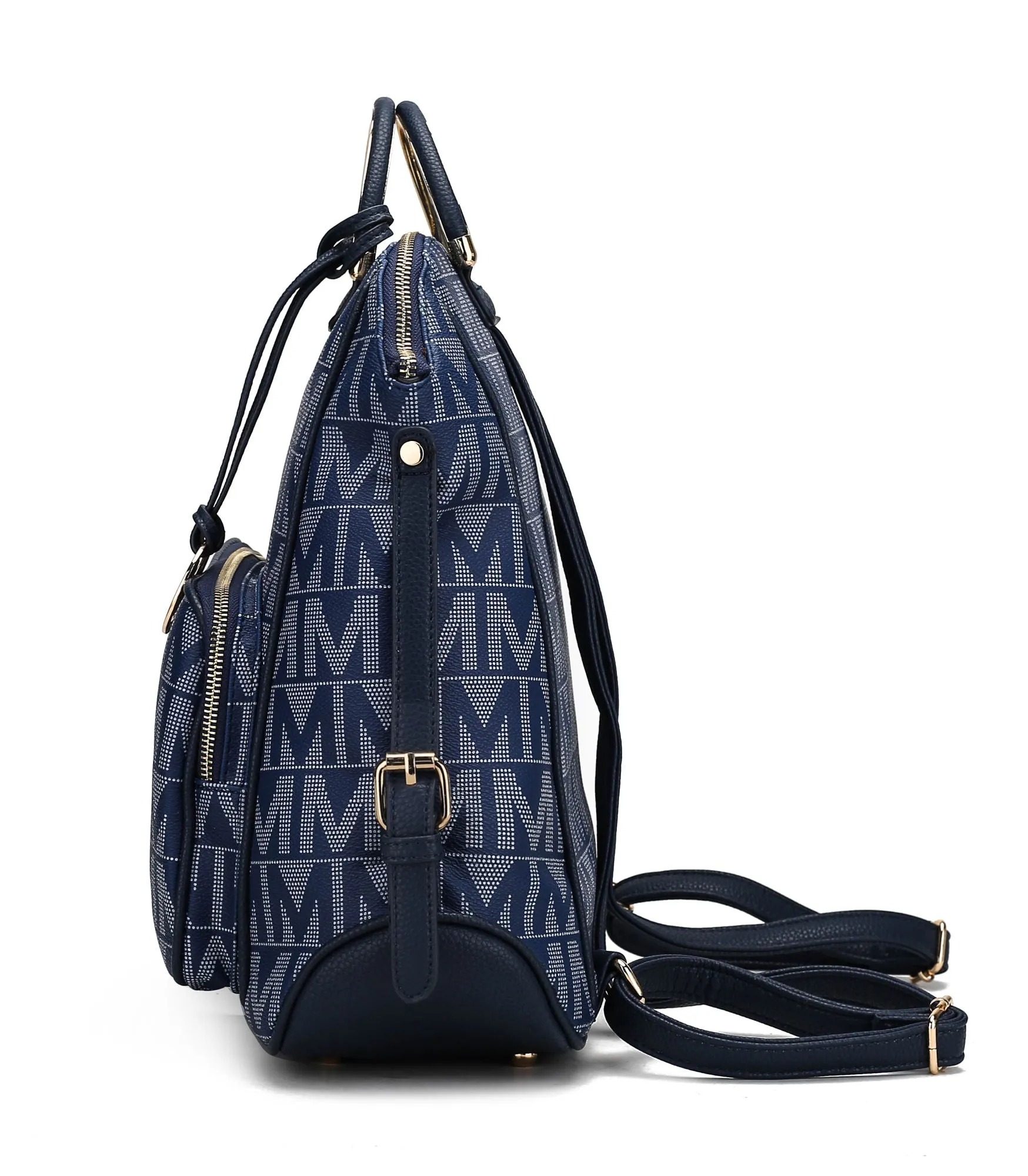 MKF Collection Cora Milan M Signature Trendy Backpack by Mia k