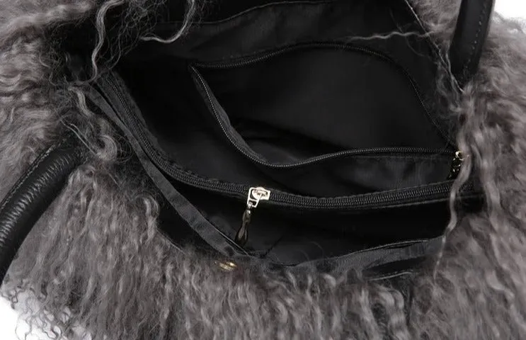 Pre Order:  Large Capacity Fur Bag