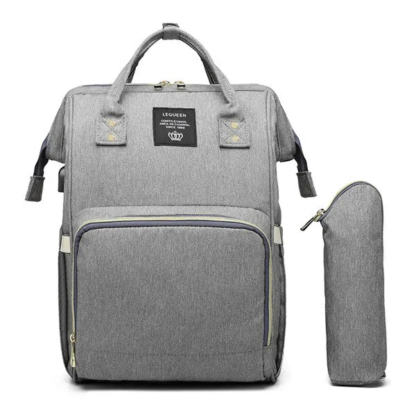 Premium Diaper Bag With USB u1