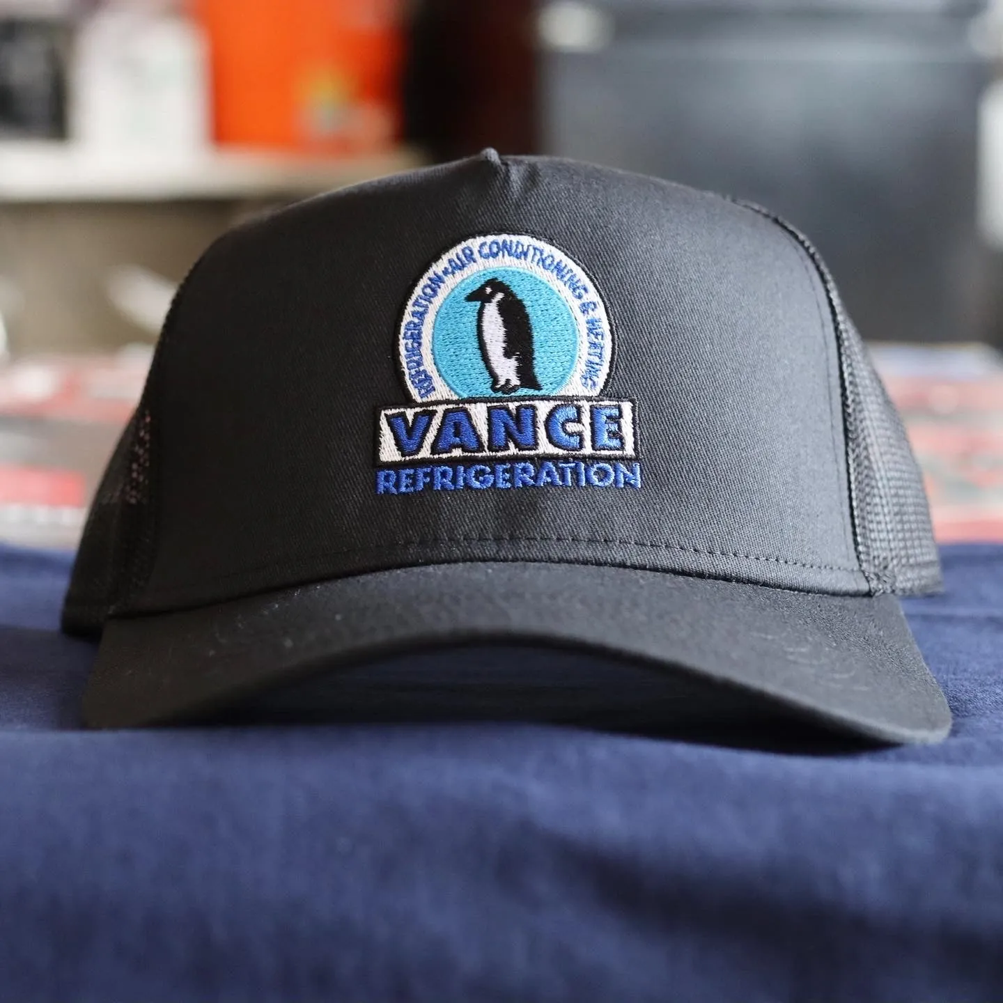 Premium Trucker Hat Black - Vance Refrigeration