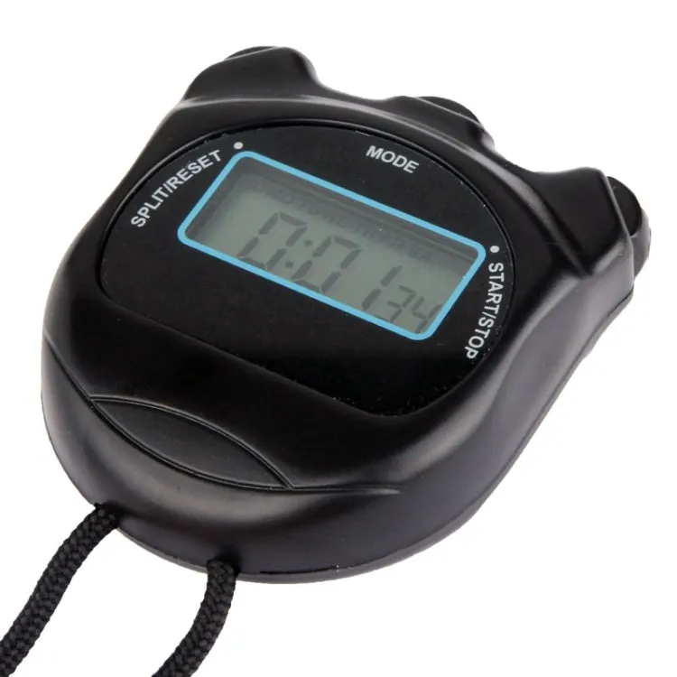 PS50 Stopwatch Professional Chronograph Handheld Digital LCD Sports Counter Timer with Strap