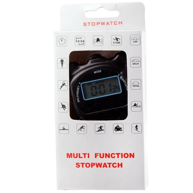 PS50 Stopwatch Professional Chronograph Handheld Digital LCD Sports Counter Timer with Strap