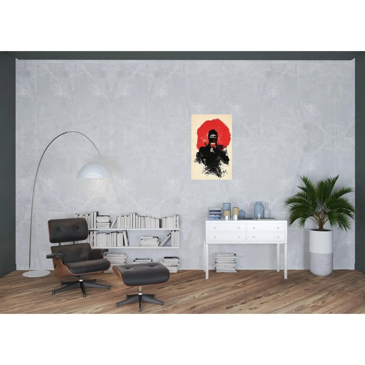 "American Ninja" Wrapped Canvas Print Wall Art