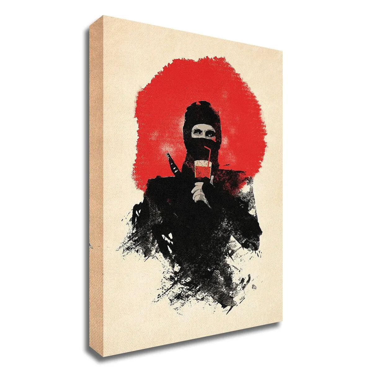 "American Ninja" Wrapped Canvas Print Wall Art