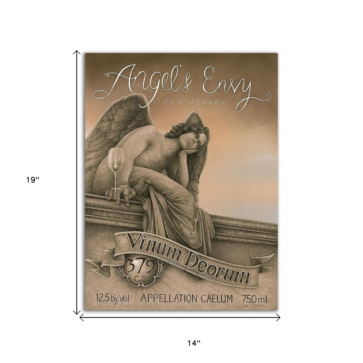 "Angie's Envy" Wrapped Canvas Print Wall Art