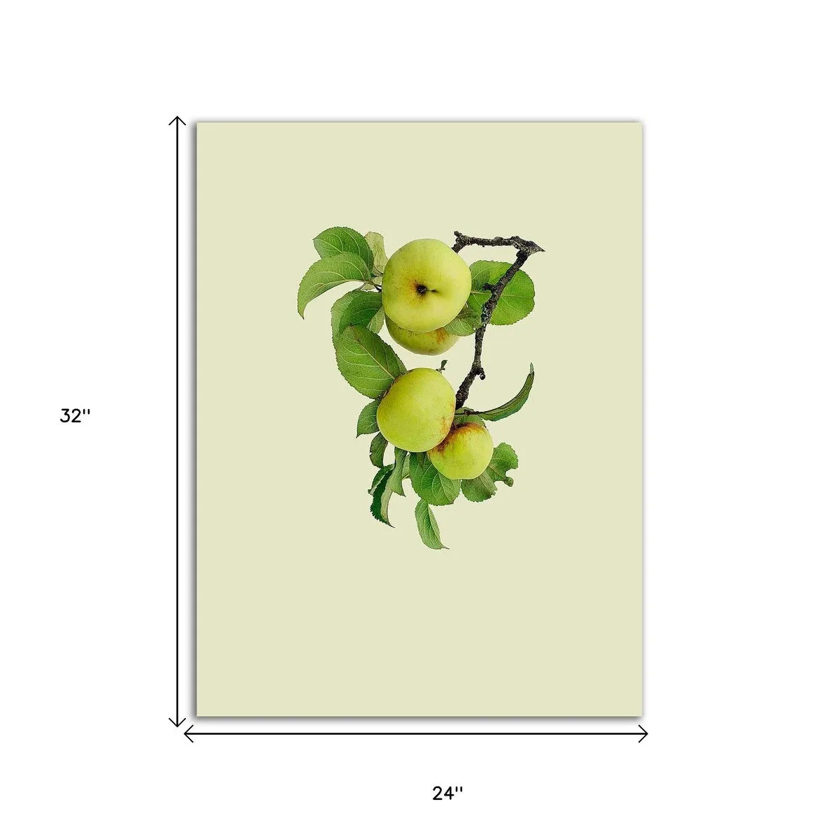 "Apple Tree I" Wrapped Canvas Print Kitchen Wall Art