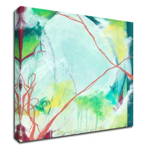 "April" Wrapped Canvas Print Wall Art