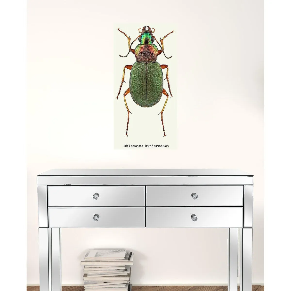 "Beetle Green" Wrapped Canvas Print Wall Art