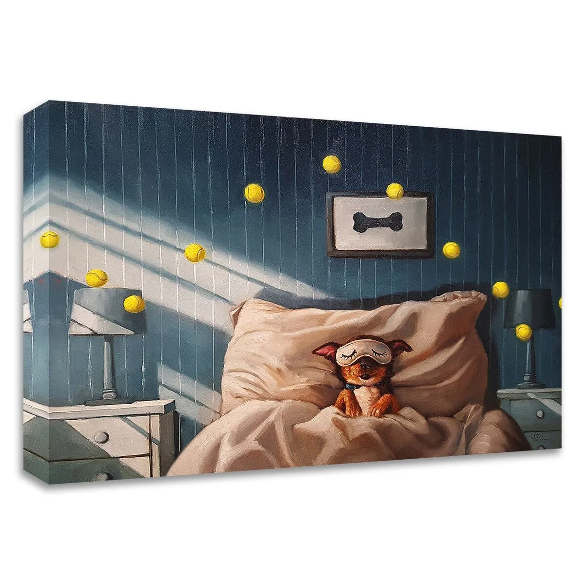 "Bentley's Dream" Wrapped Canvas Print Wall Art