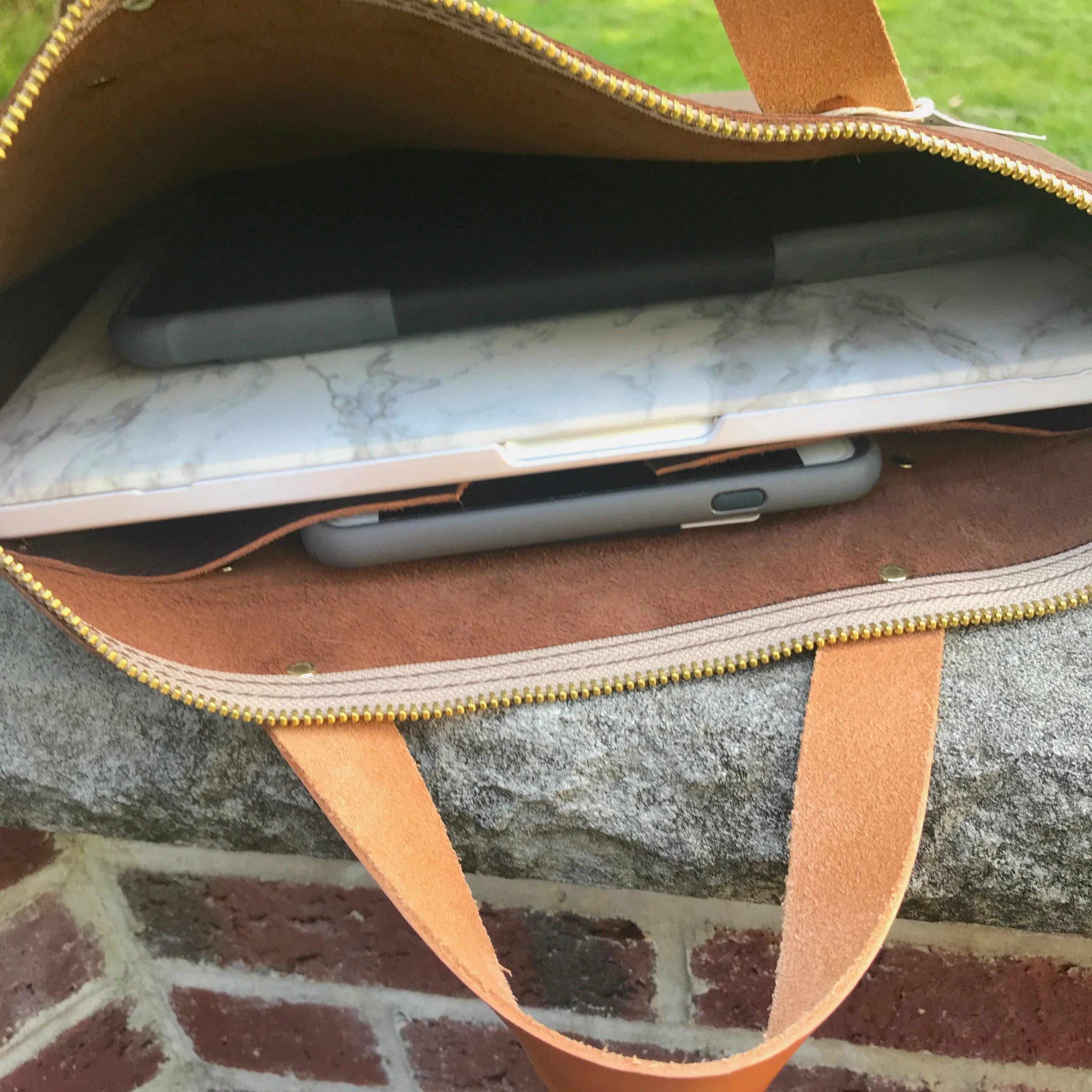 RTS - Leather Laptop Bag