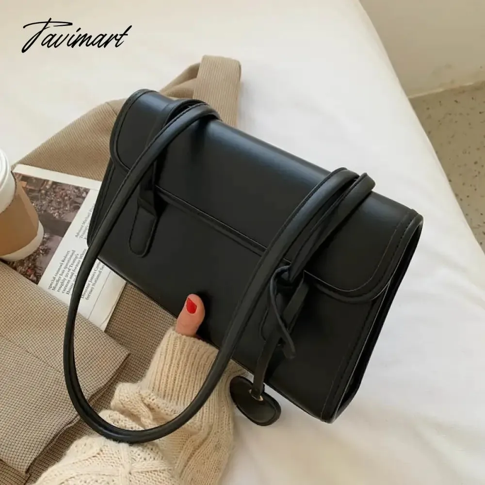 Tavimart Handheld bag for women, trendy Korean version, fashionable underarm bag, versatile single shoulder bag, small square bag