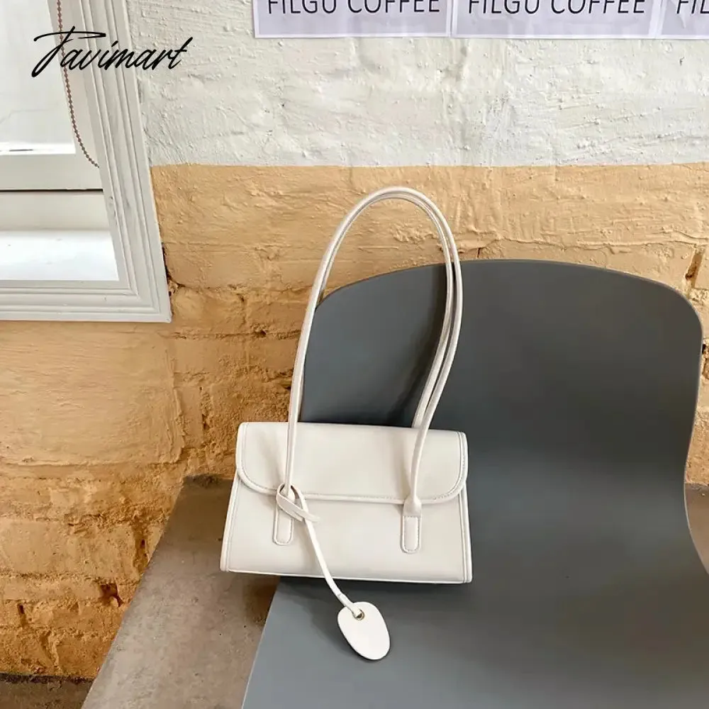 Tavimart Handheld bag for women, trendy Korean version, fashionable underarm bag, versatile single shoulder bag, small square bag