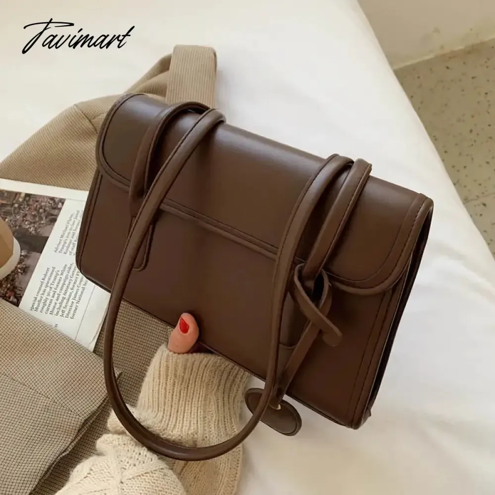 Tavimart Handheld bag for women, trendy Korean version, fashionable underarm bag, versatile single shoulder bag, small square bag