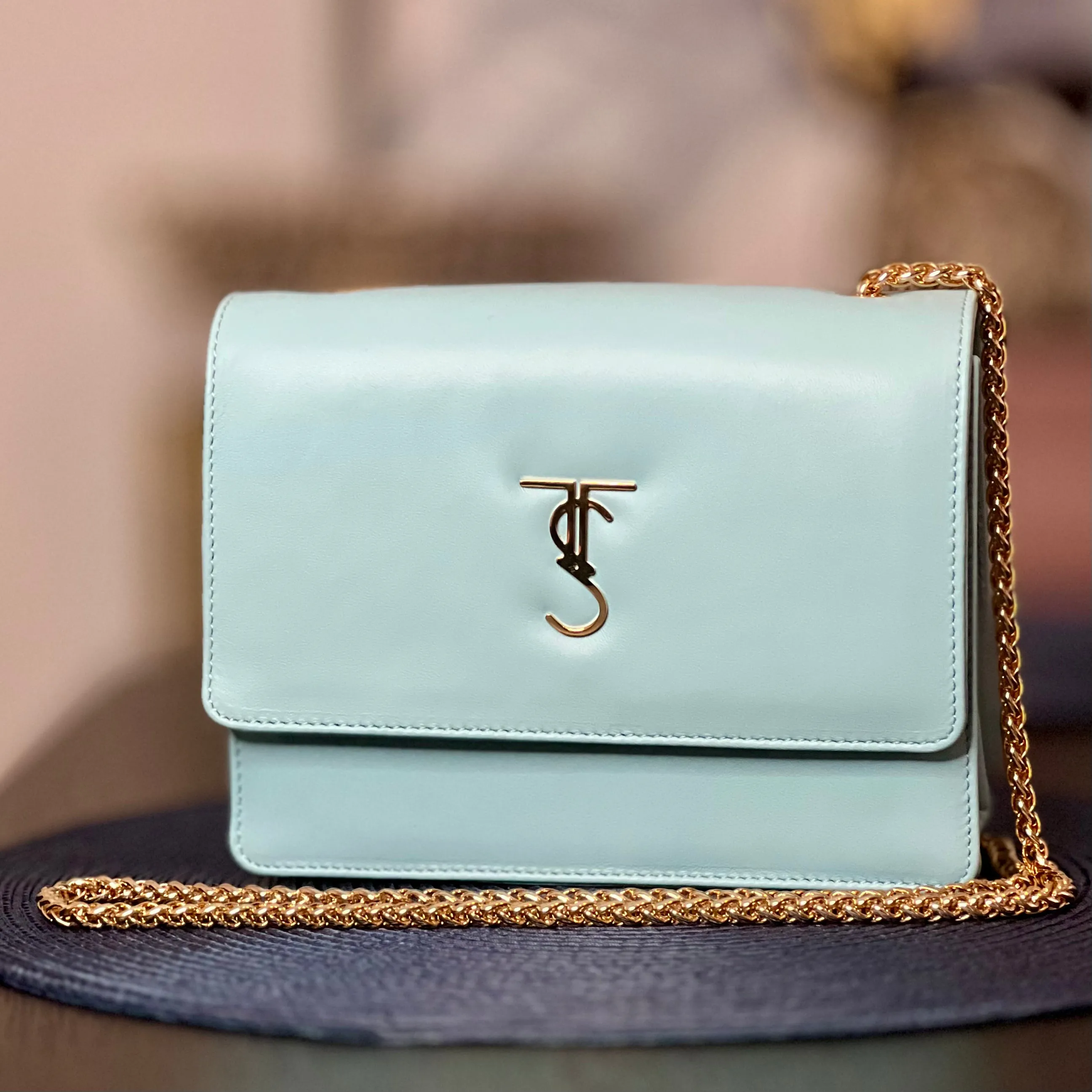 The Auburn Crossbody Bag -Light Blue