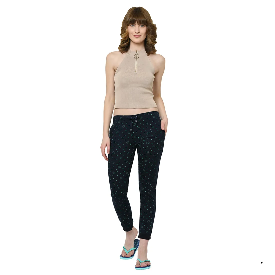 Vimal Jonney Blue Trackpant For Women's