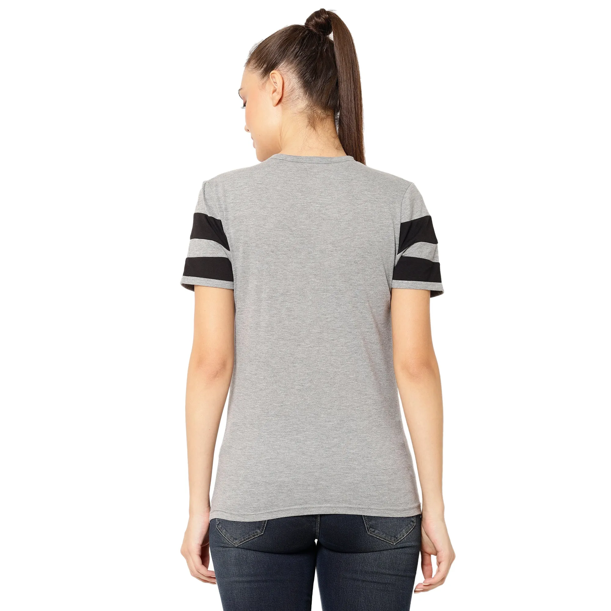 Vimal Jonney Grey Color T-shirt For Women