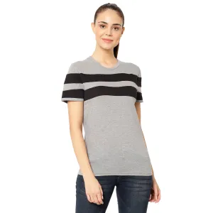 Vimal Jonney Grey Color T-shirt For Women