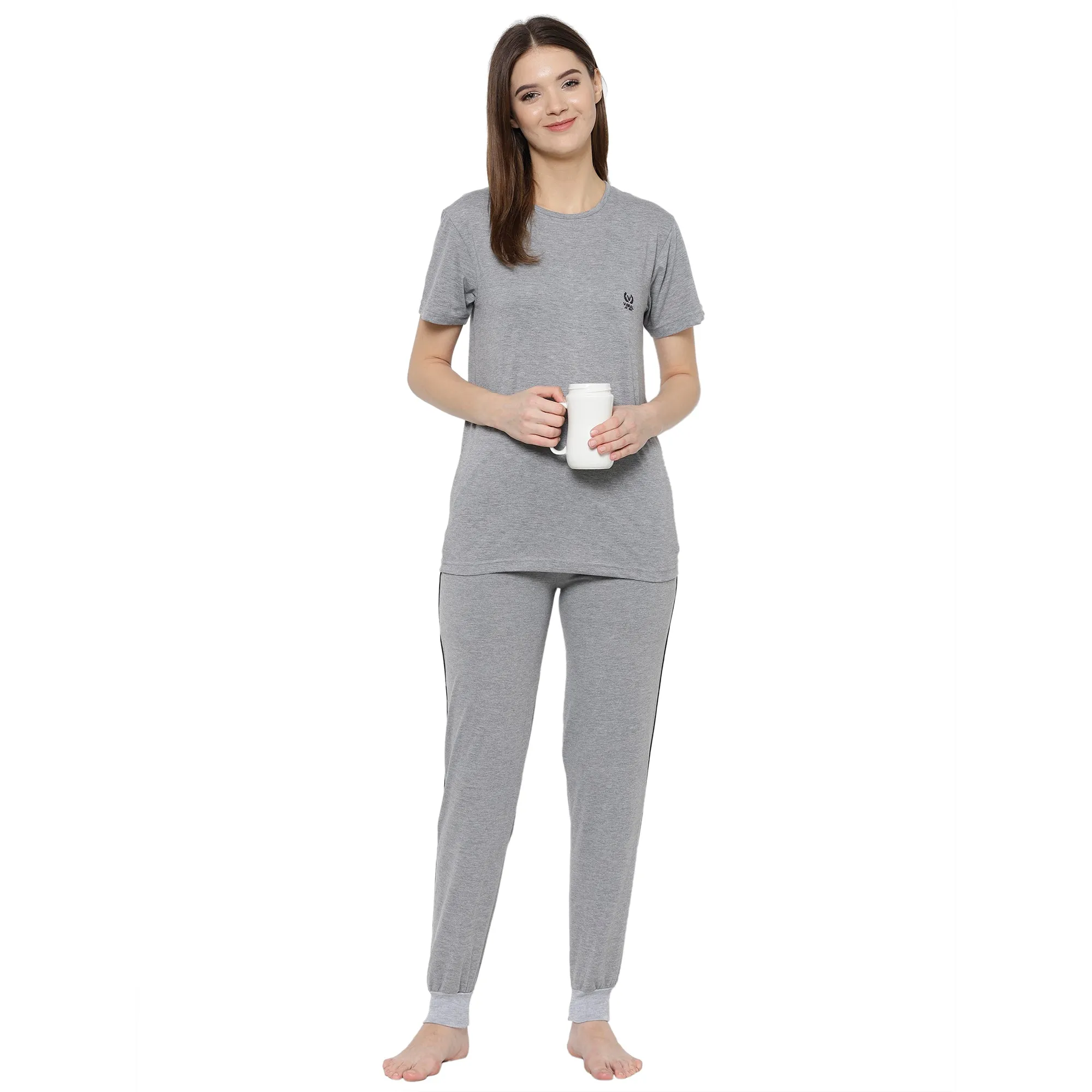 Vimal Jonney Grey Women's Night Suit