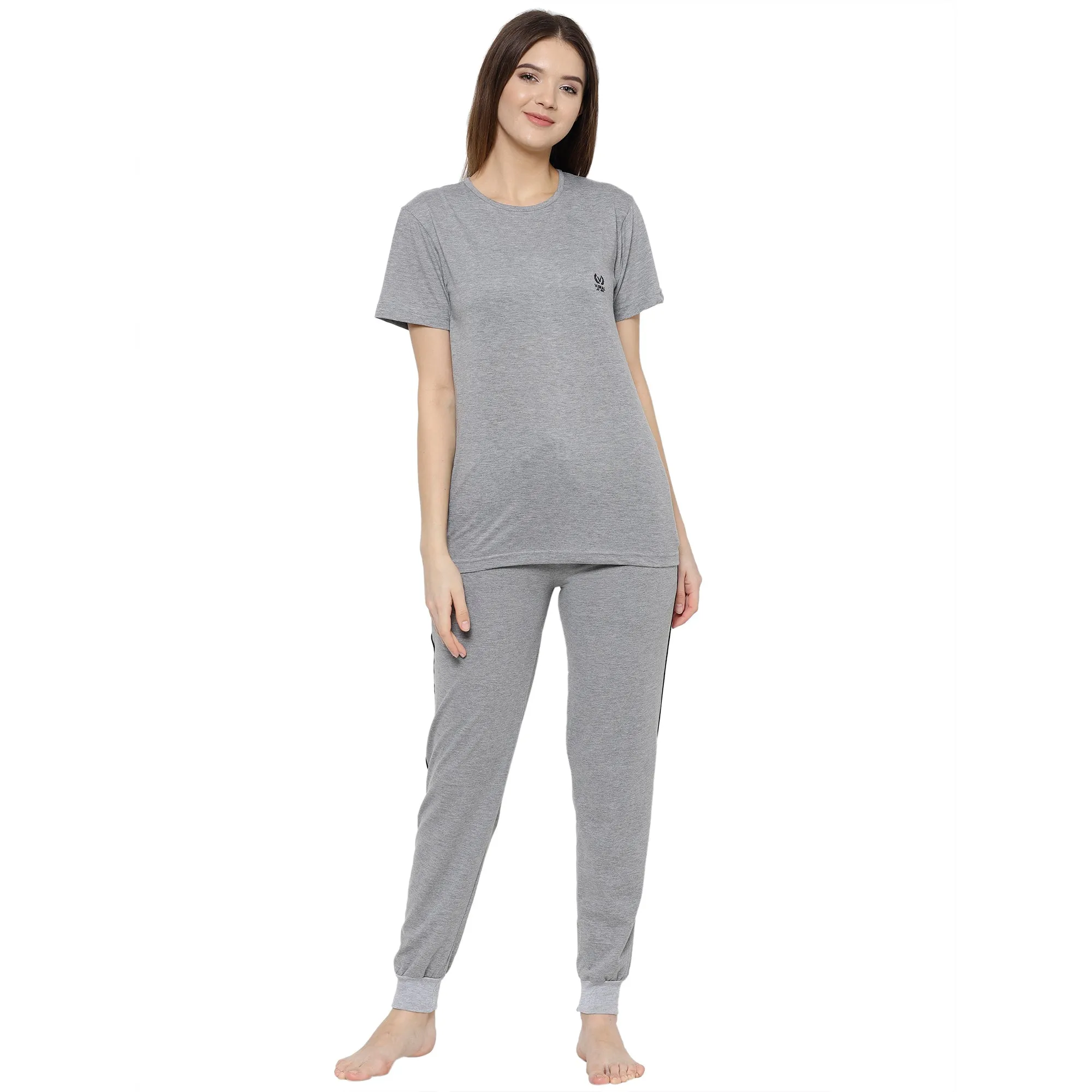 Vimal Jonney Grey Women's Night Suit